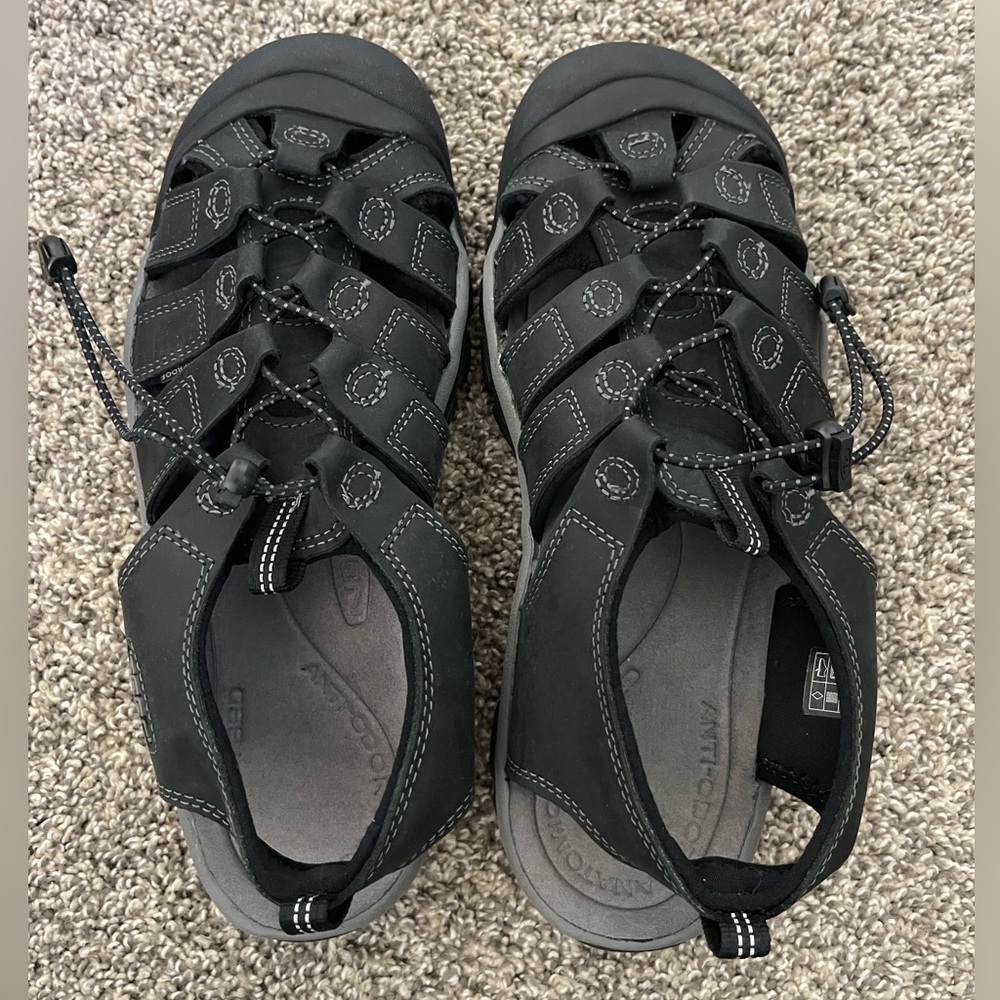 Men’s Keen Newport Water Hiking Sandals Shoes Black Size 11.5 - Picture 4 of 7
